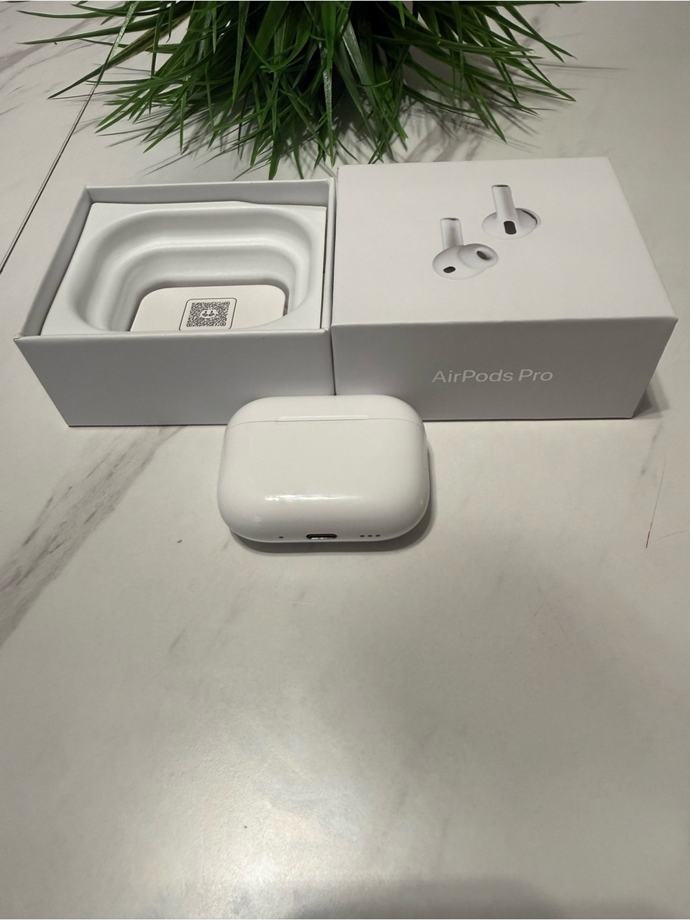 White AirPods Pro Charging Case with Box